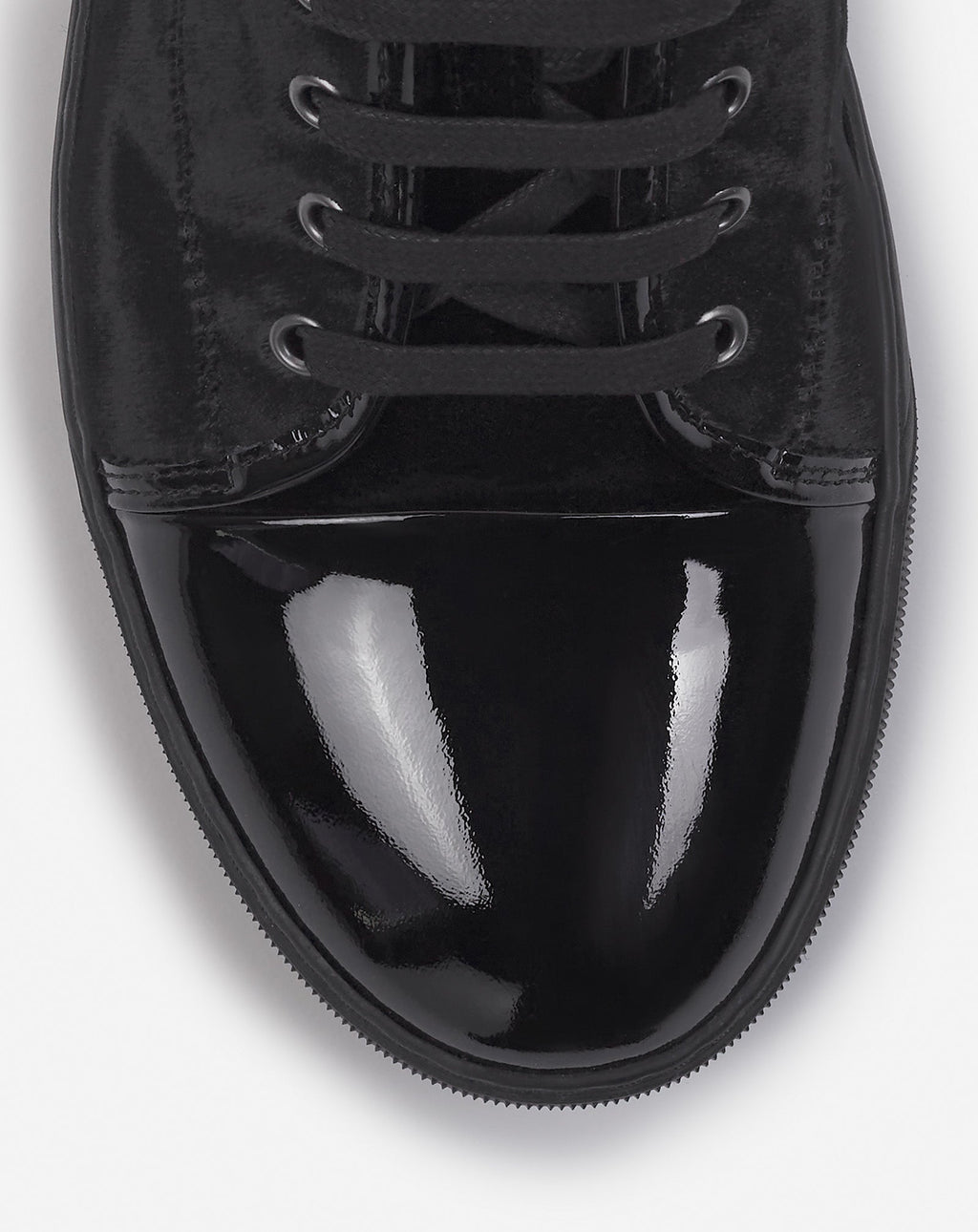 DBB1 SNEAKERS IN VELVET AND PATENT LEATHER