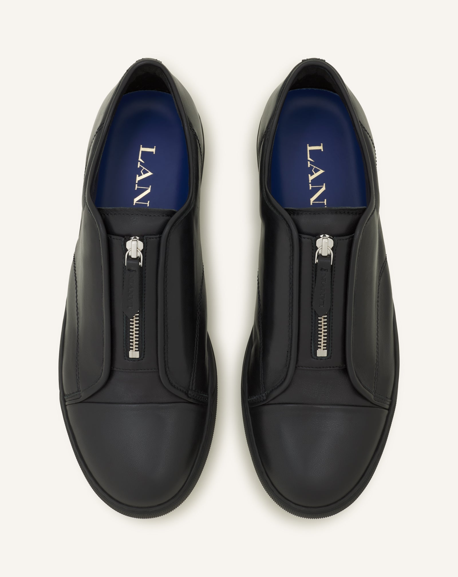 DBB1 ZIP SNEAKERS IN LEATHER