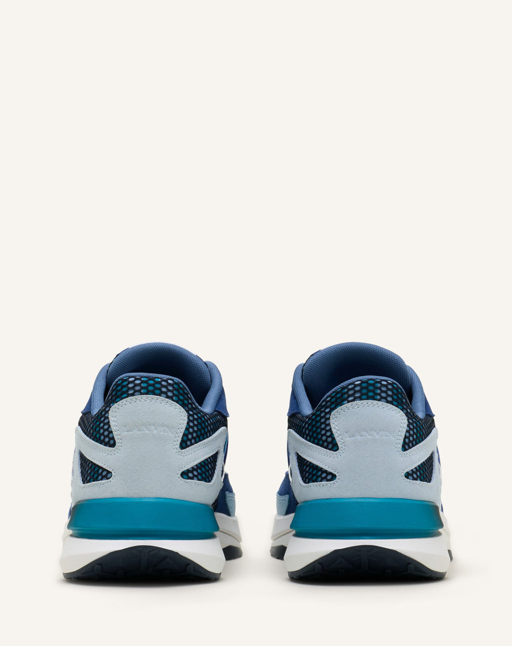 JLA SNEAKERS IN MESH AND METALLIC LEATHER