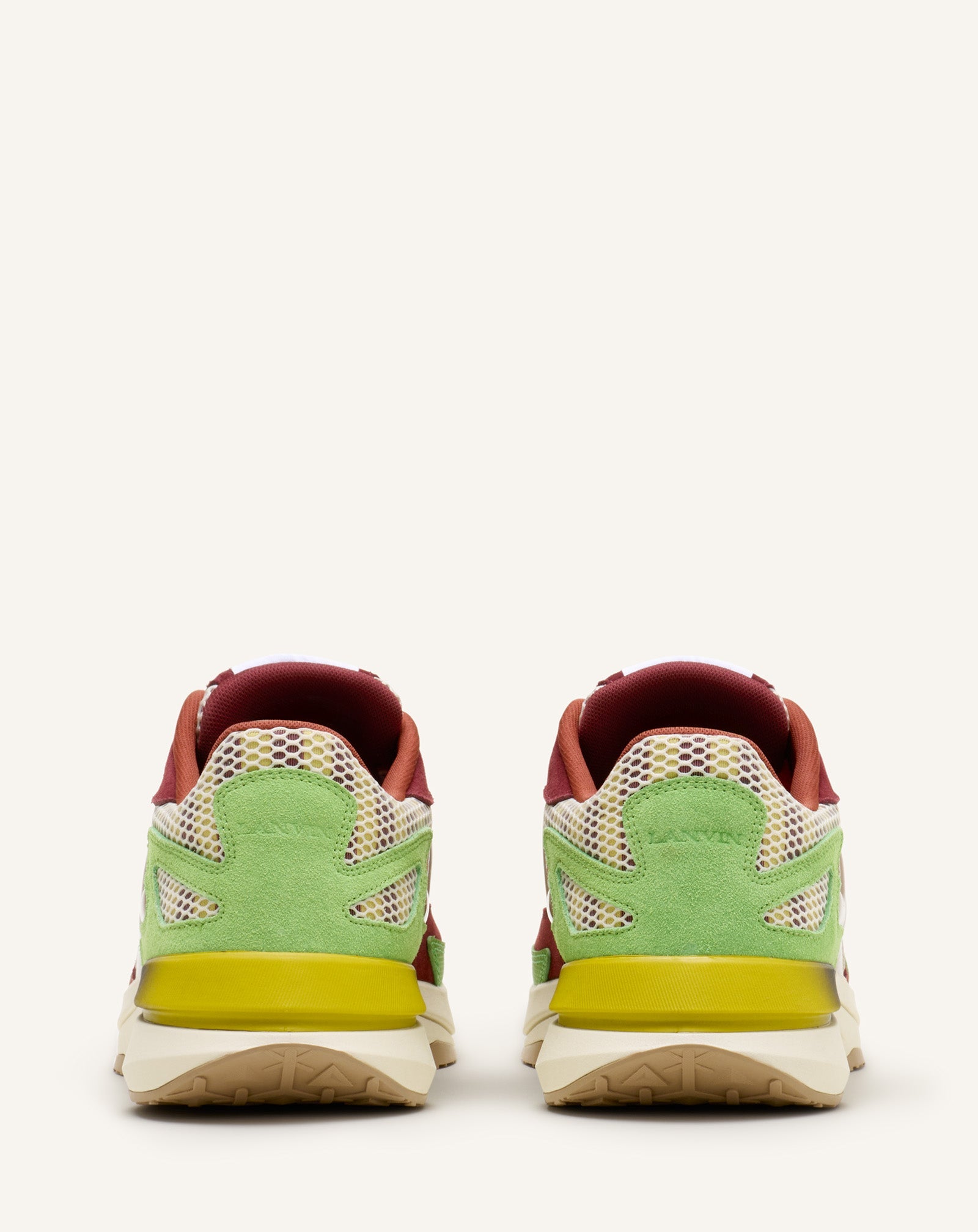 JLA SNEAKERS IN MESH AND METALLIC LEATHER
