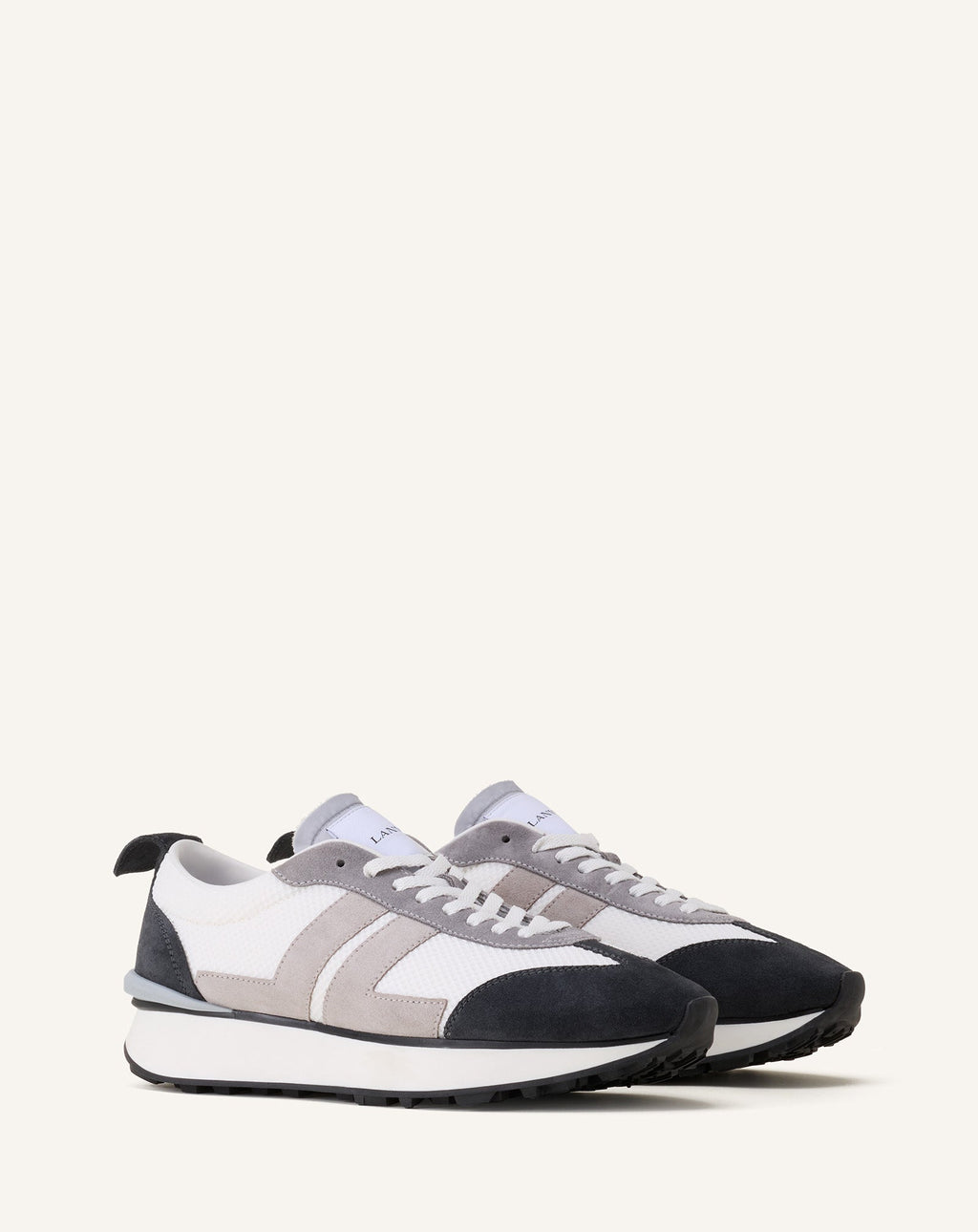 BUMPR SNEAKERS IN MESH AND BRUSHED SUEDE
