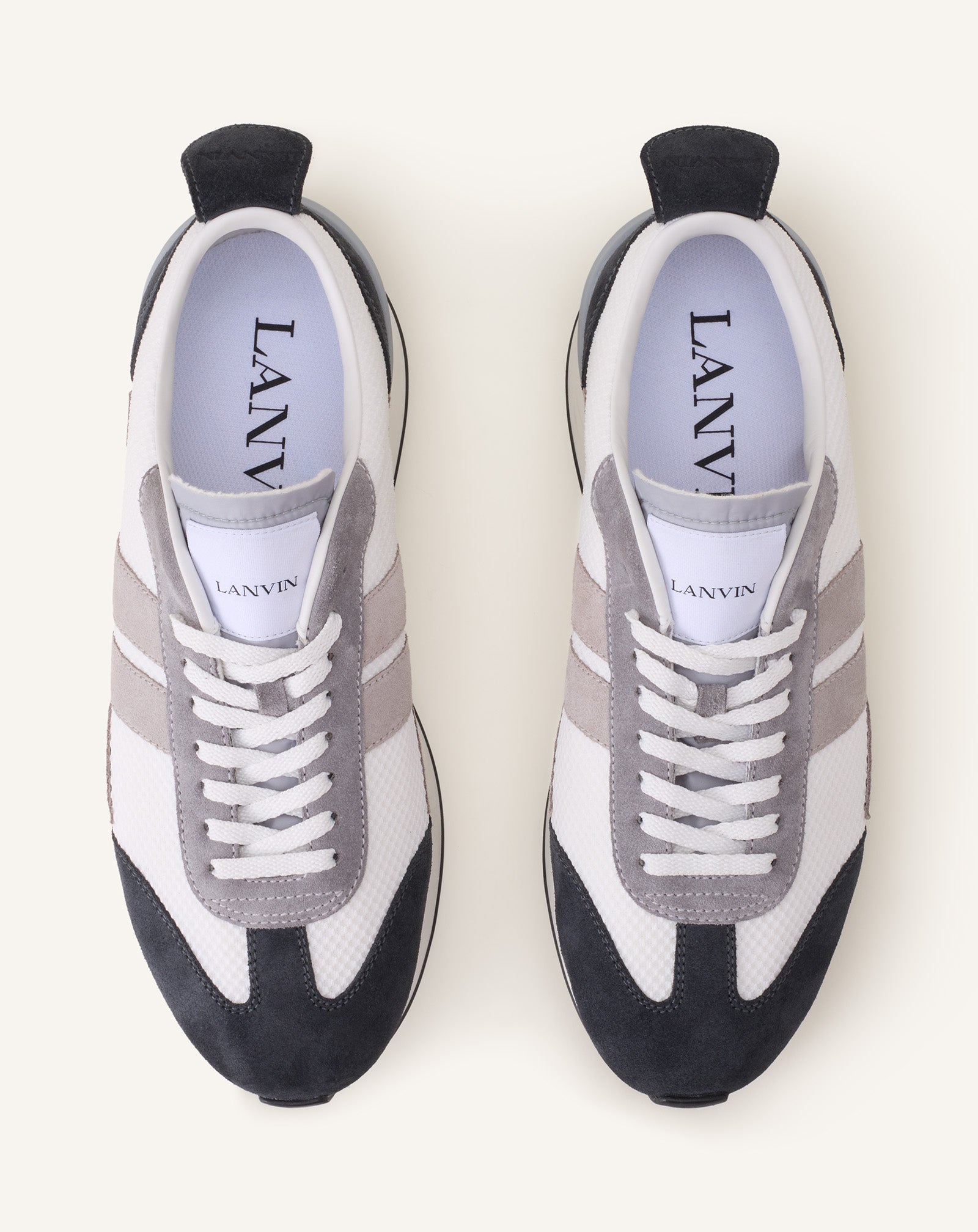 BUMPR SNEAKERS IN MESH AND BRUSHED SUEDE