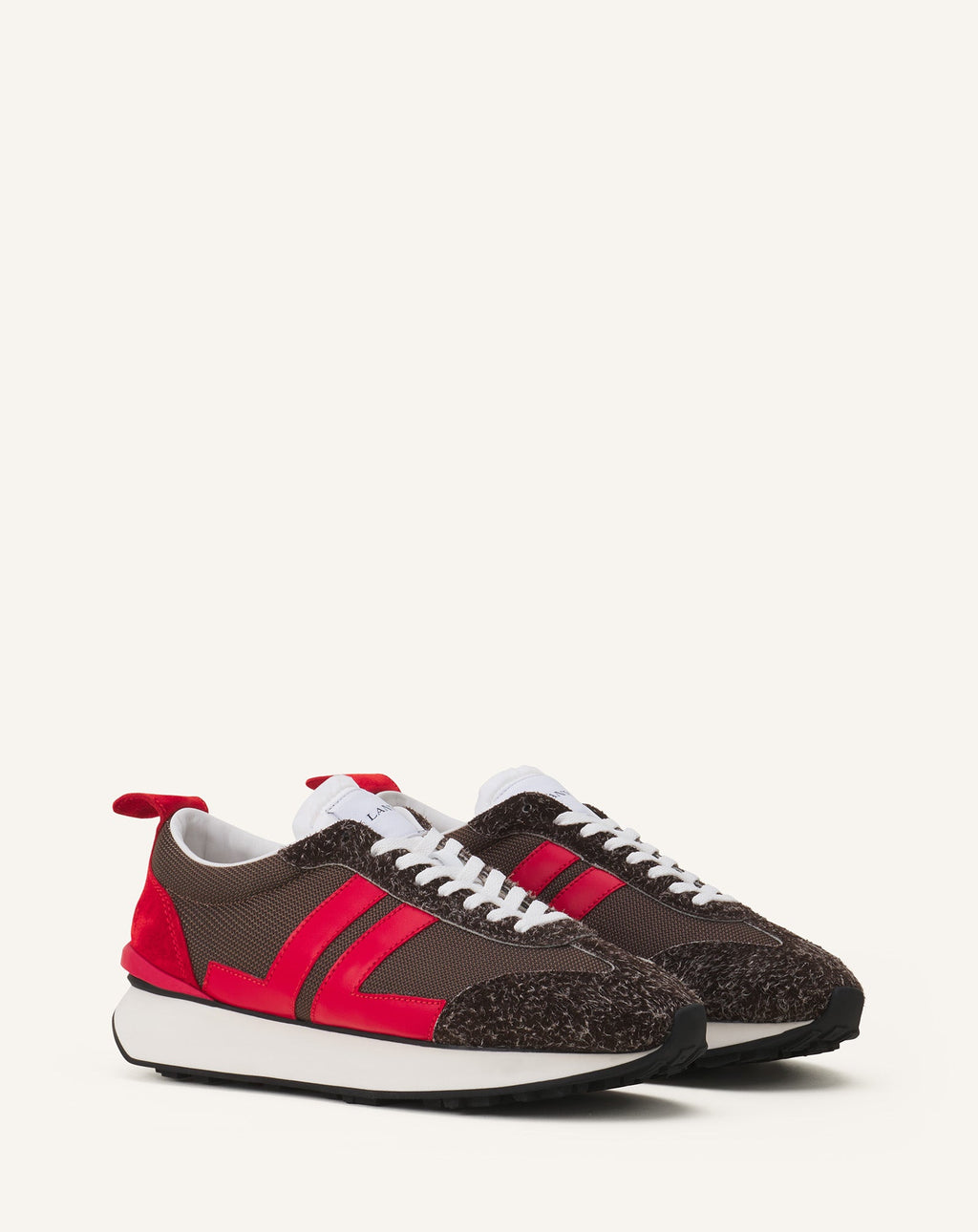 BUMPR SNEAKERS IN MESH AND BRUSHED SUEDE