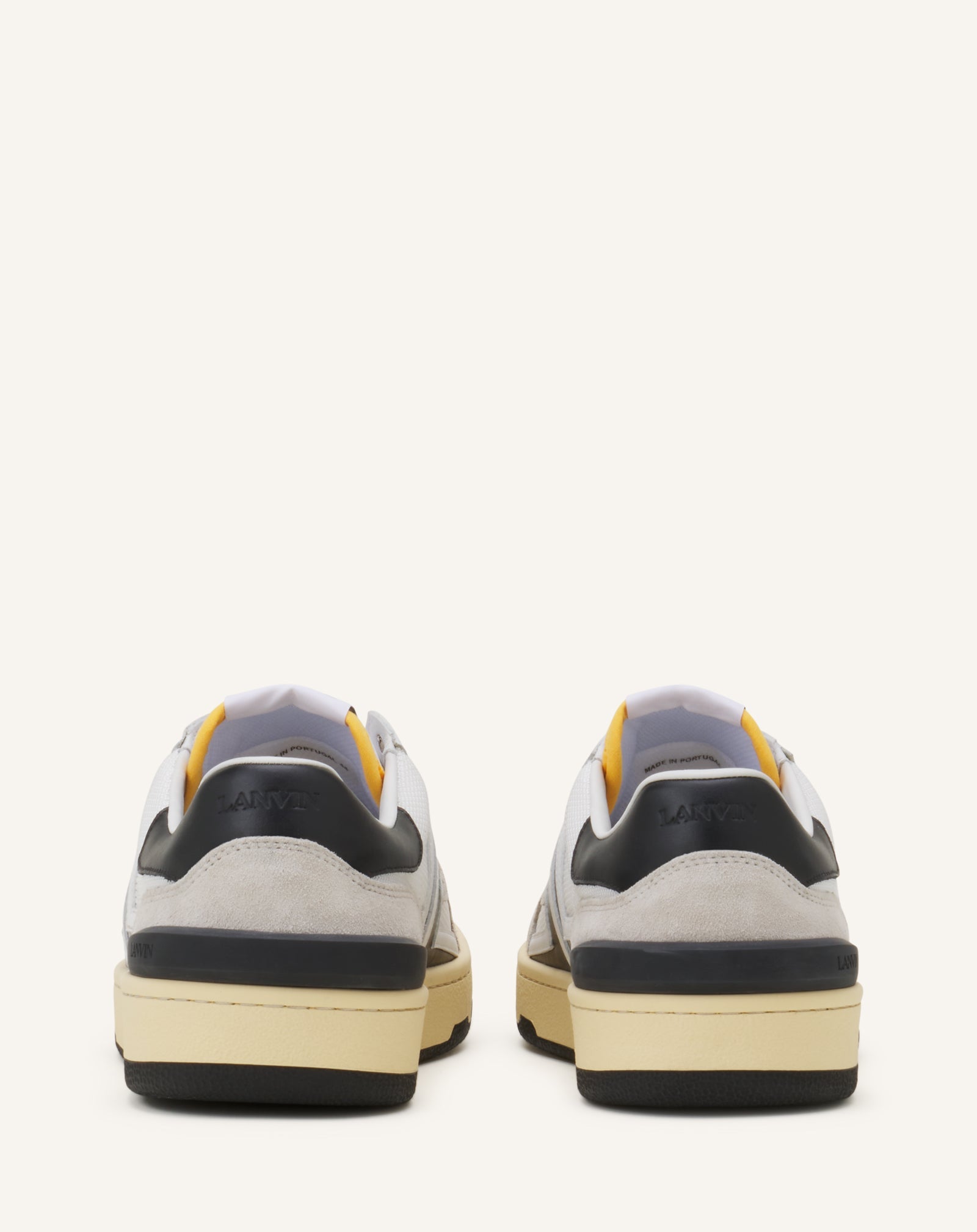 CLAY SNEAKERS IN MESH AND LEATHER