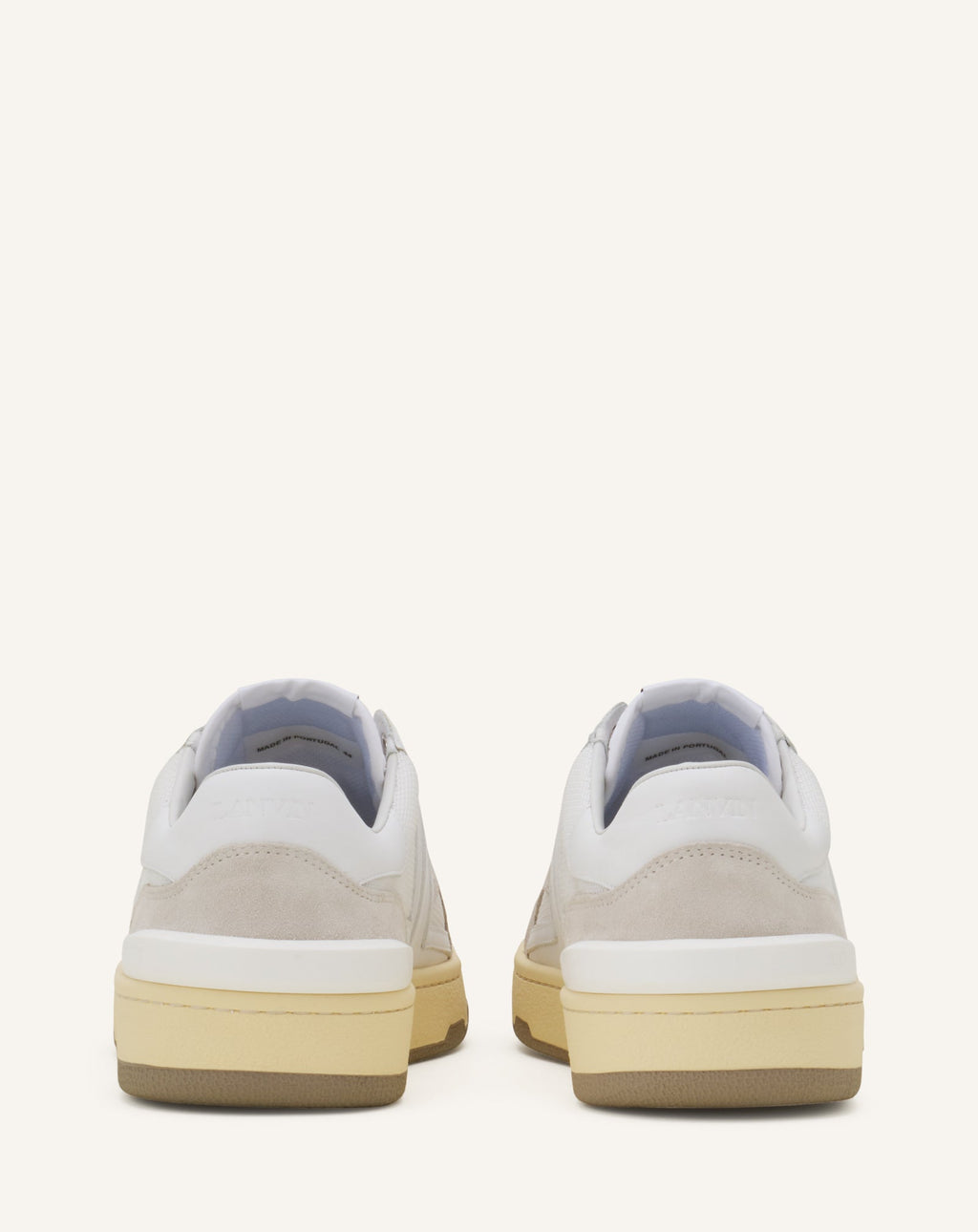 CLAY SNEAKERS IN MESH AND LEATHER