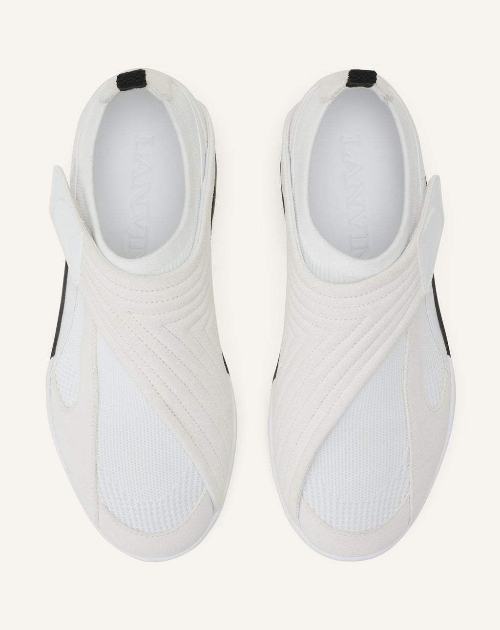 LNV1 SNEAKERS IN KNIT AND SUEDE