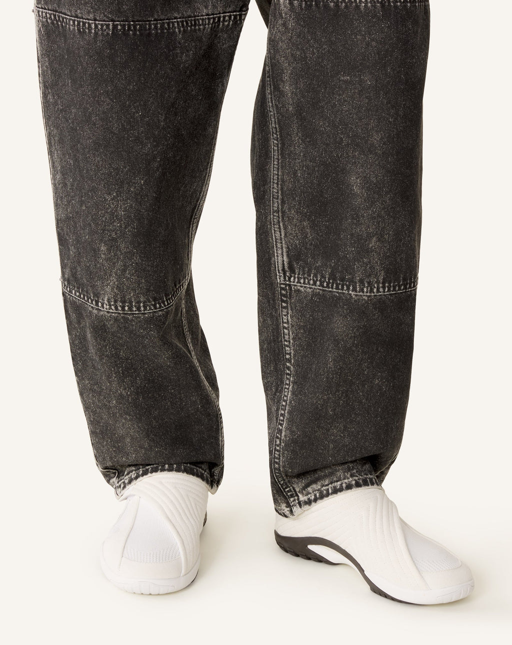 LNV1 SNEAKERS IN KNIT AND SUEDE