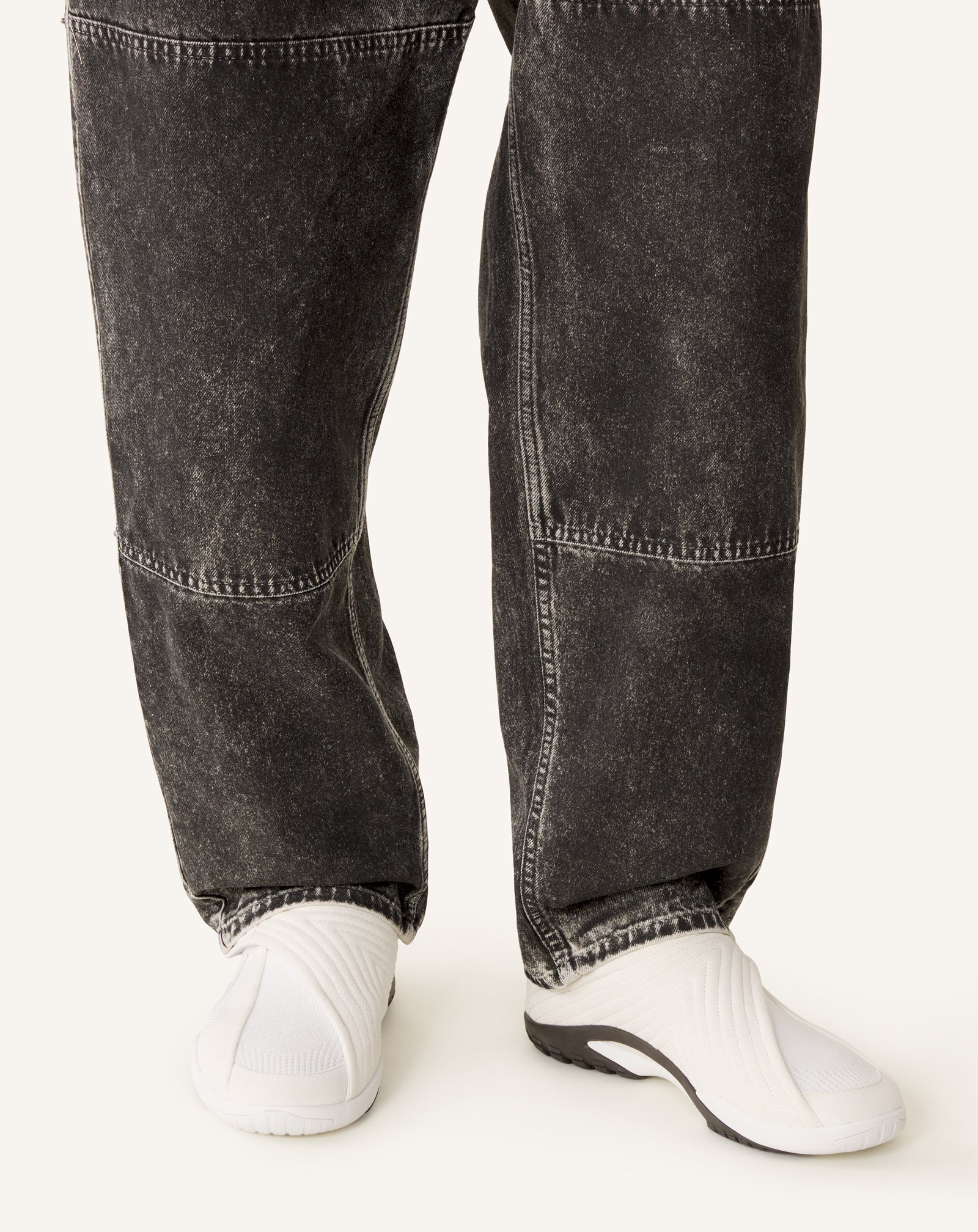 LNV1 SNEAKERS IN KNIT AND SUEDE