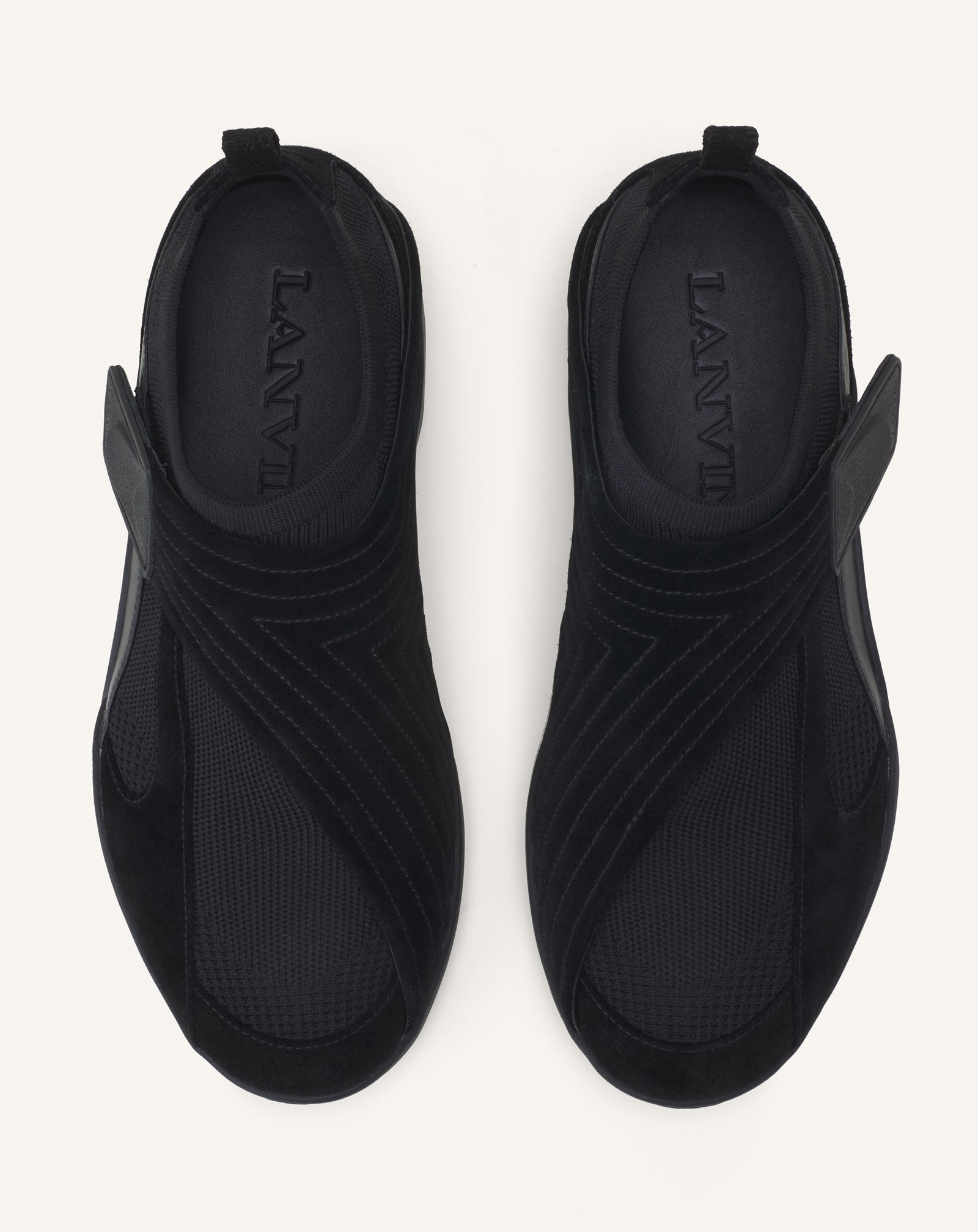 LNV1 SNEAKERS IN KNIT AND SUEDE