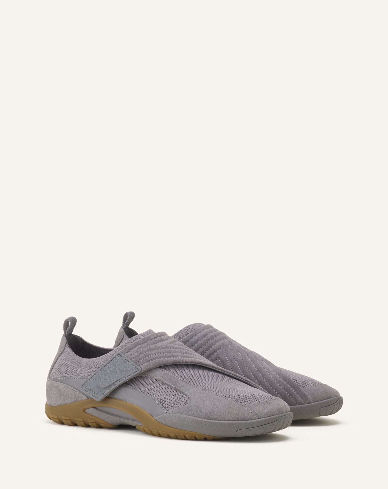LNV1 SNEAKERS IN KNIT AND SUEDE