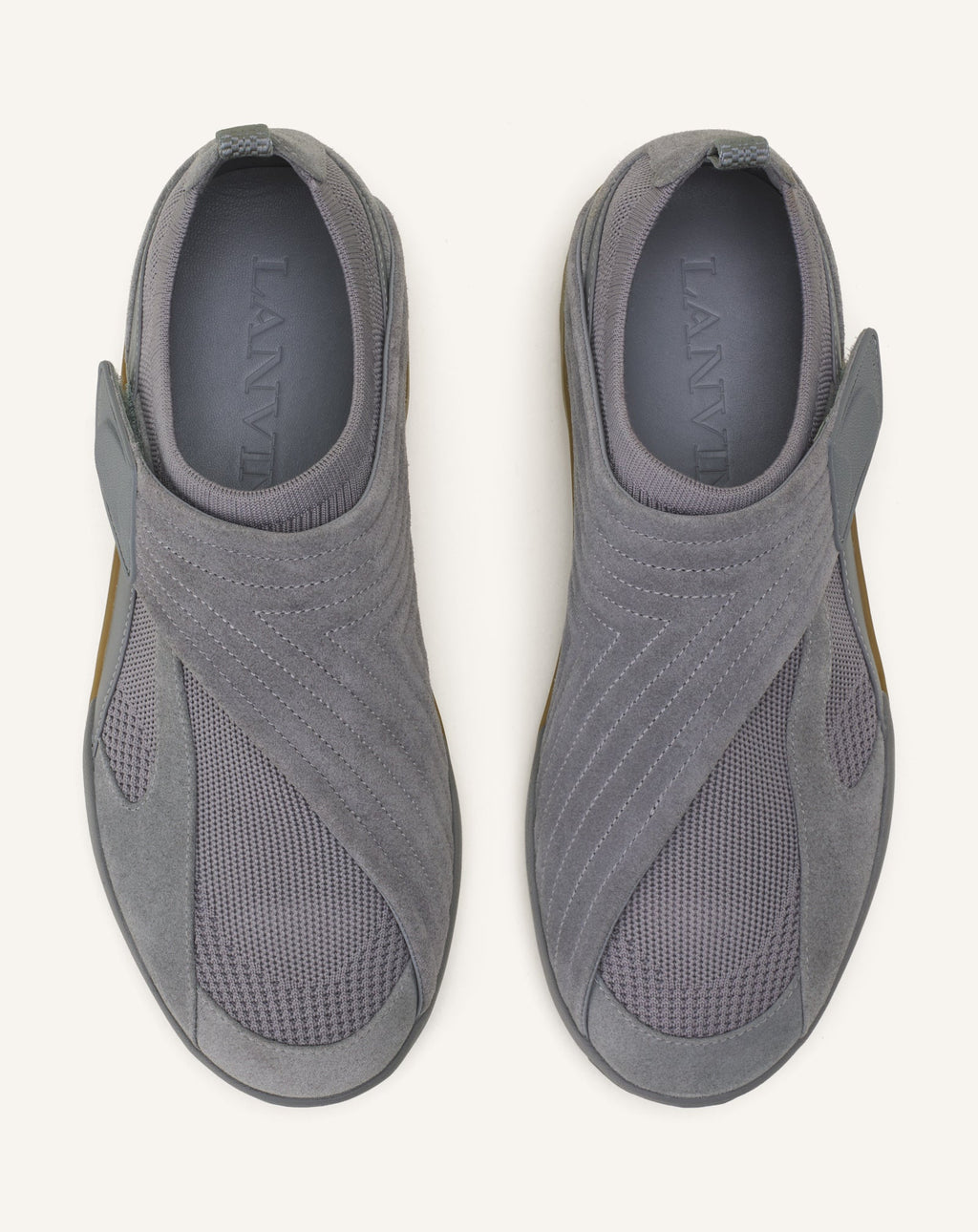 LNV1 SNEAKERS IN KNIT AND SUEDE