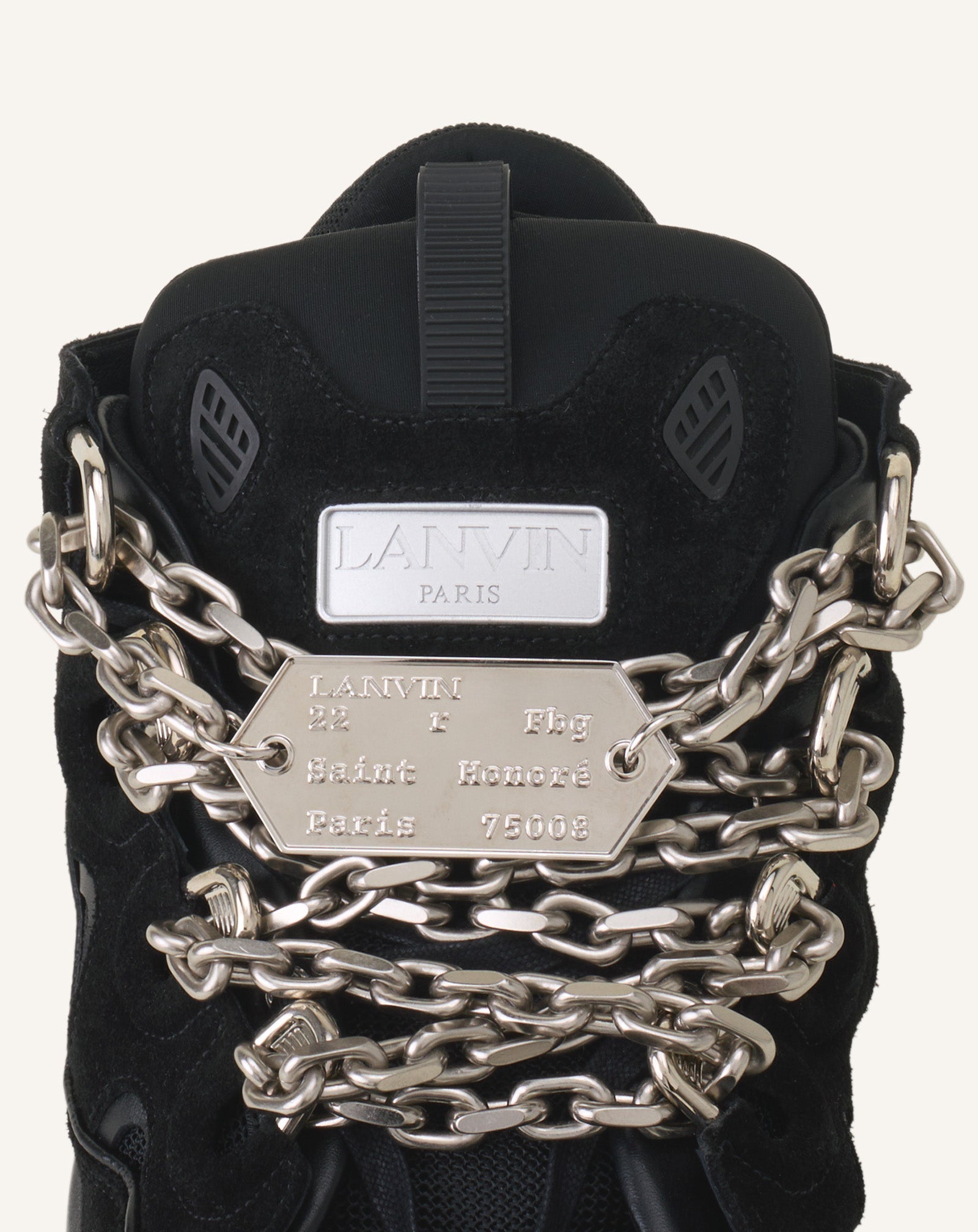 CURB SNEAKERS ID CHAIN IN SUEDE