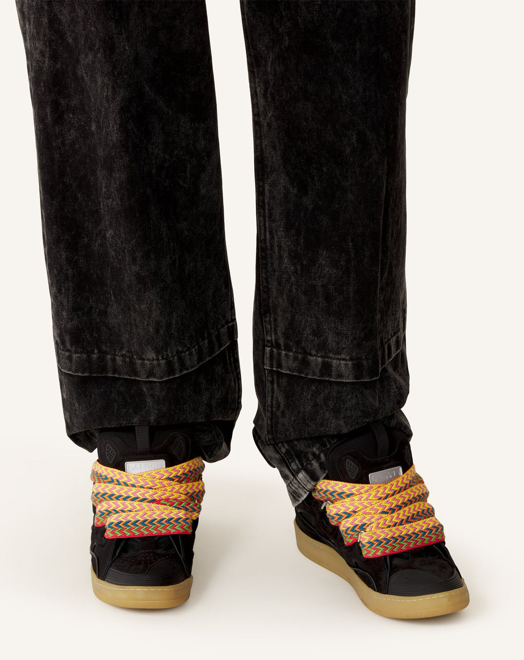 CURB SNEAKERS IN LEATHER