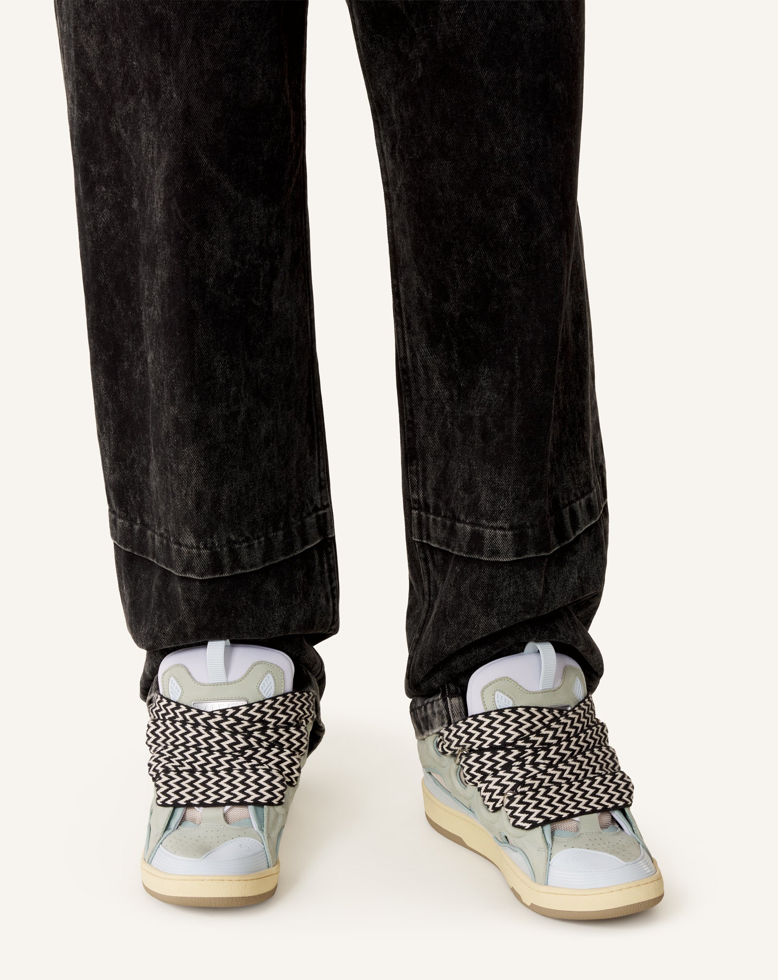 CURB SNEAKERS IN LEATHER