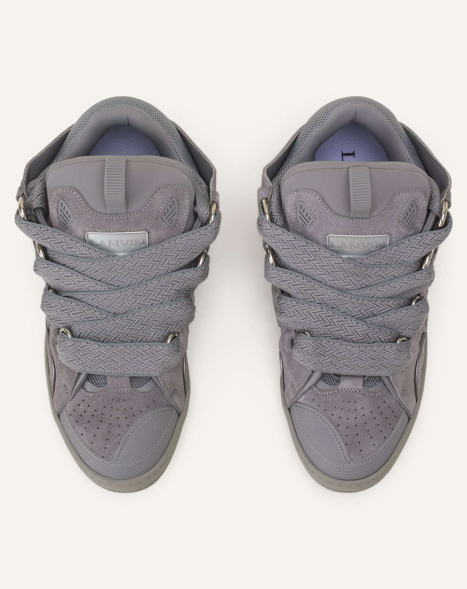 CURB SNEAKERS IN MONOCHROME SUEDE