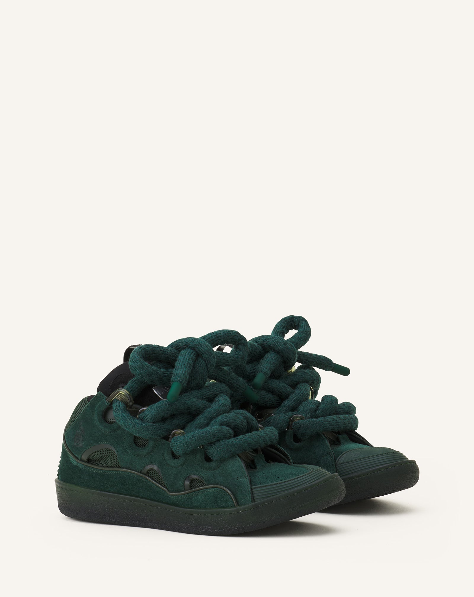 CURB SNAKE SNEAKERS IN LEATHER