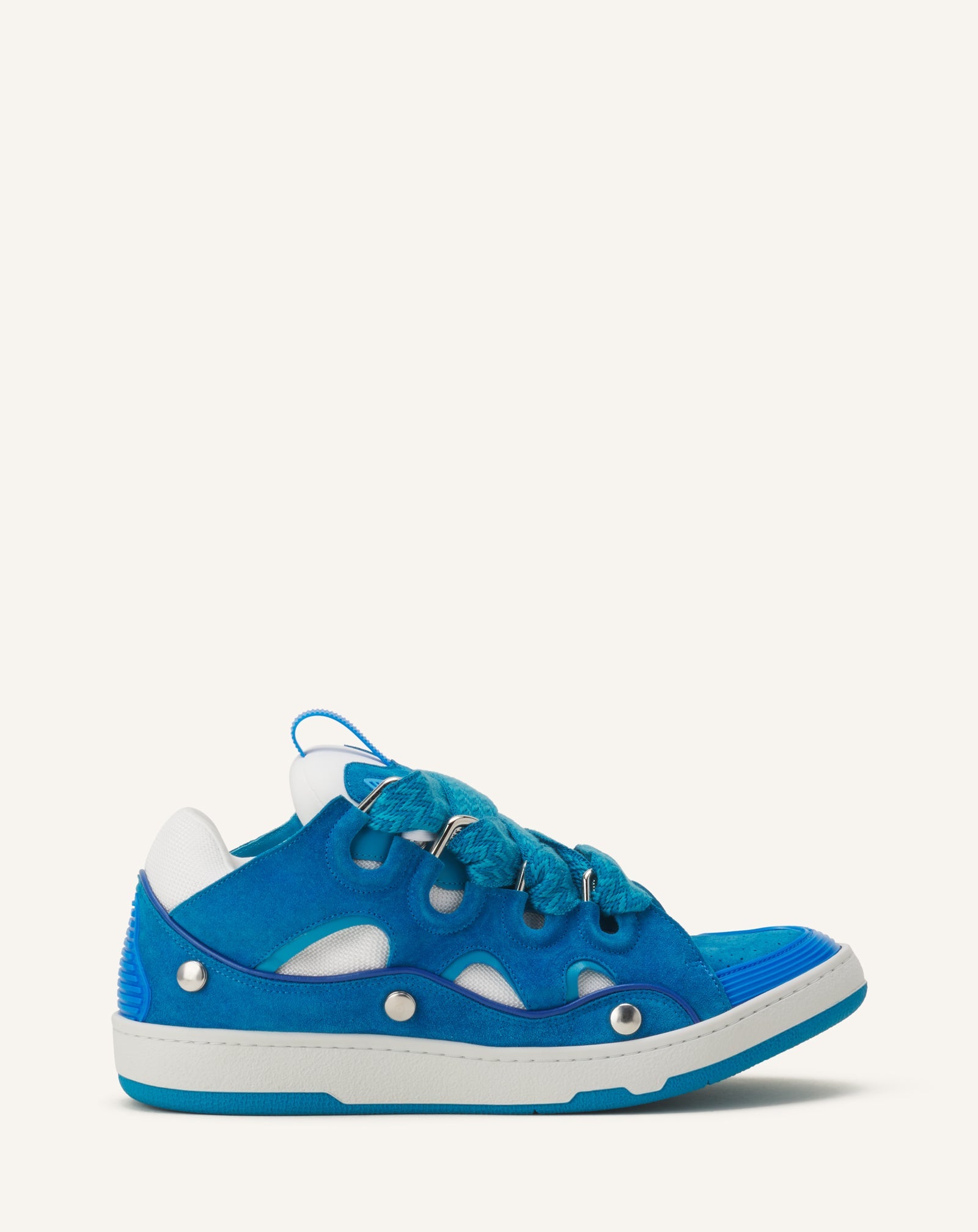 CURB PATCH  SNEAKERS IN LEATHER