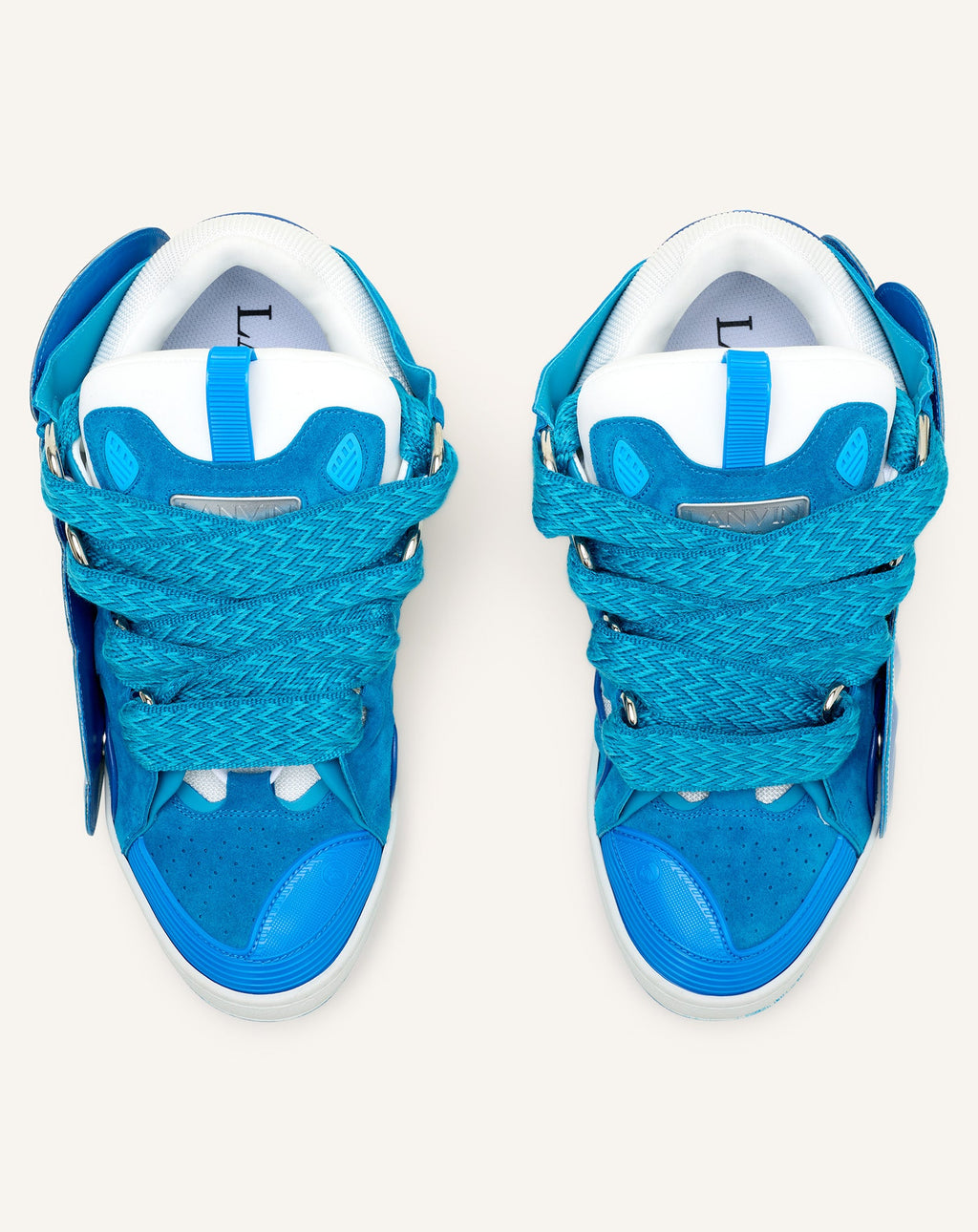 CURB PATCH  SNEAKERS IN LEATHER