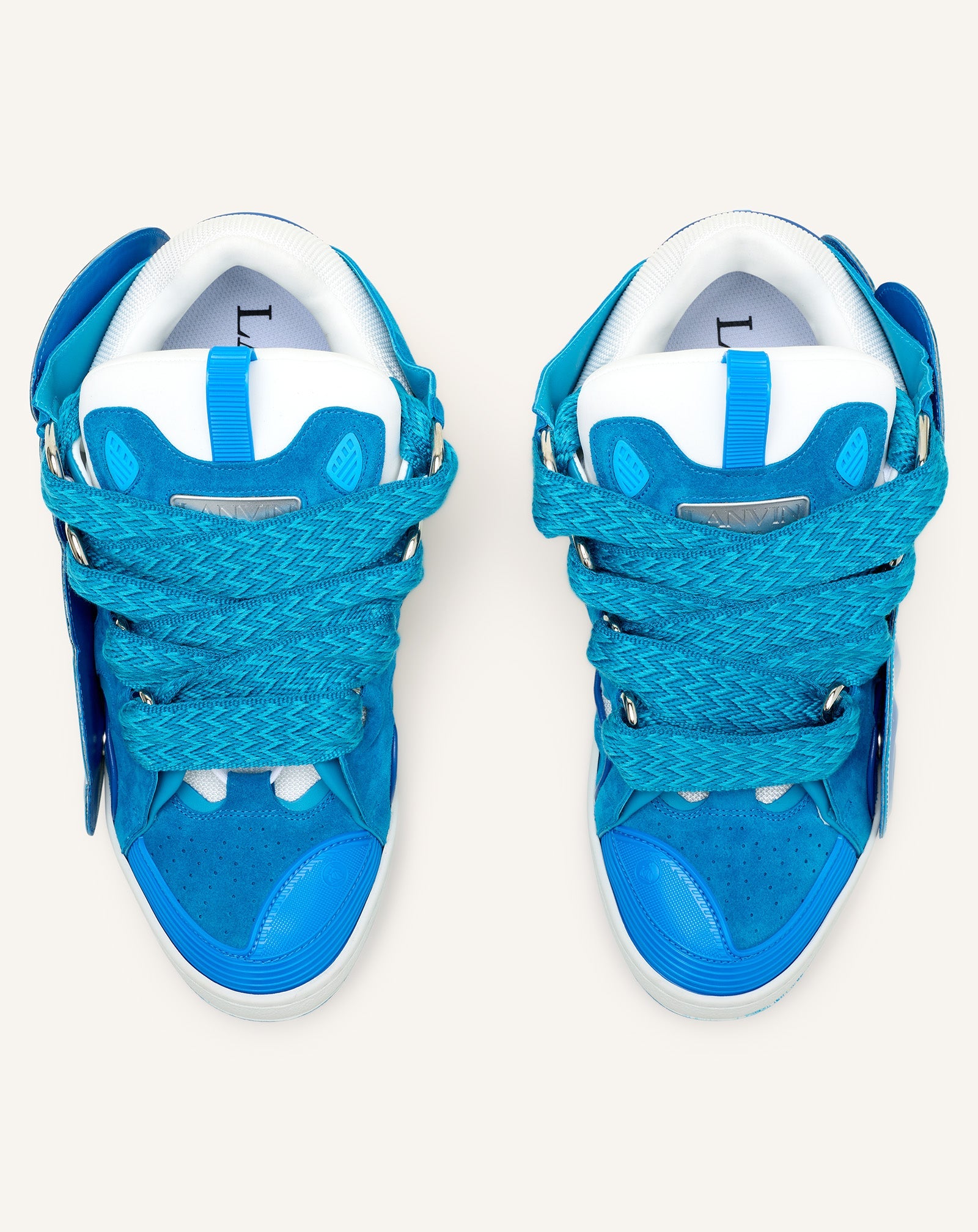 CURB PATCH  SNEAKERS IN LEATHER
