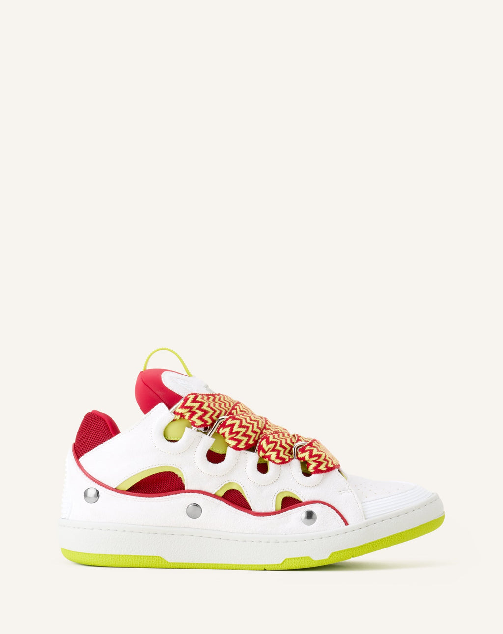 CURB PATCH  SNEAKERS IN LEATHER