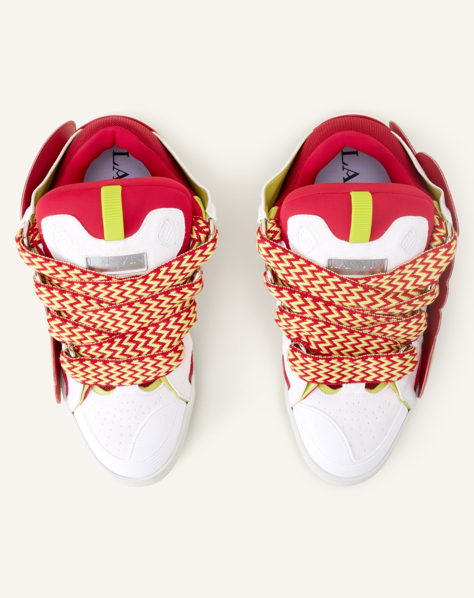 CURB PATCH  SNEAKERS IN LEATHER