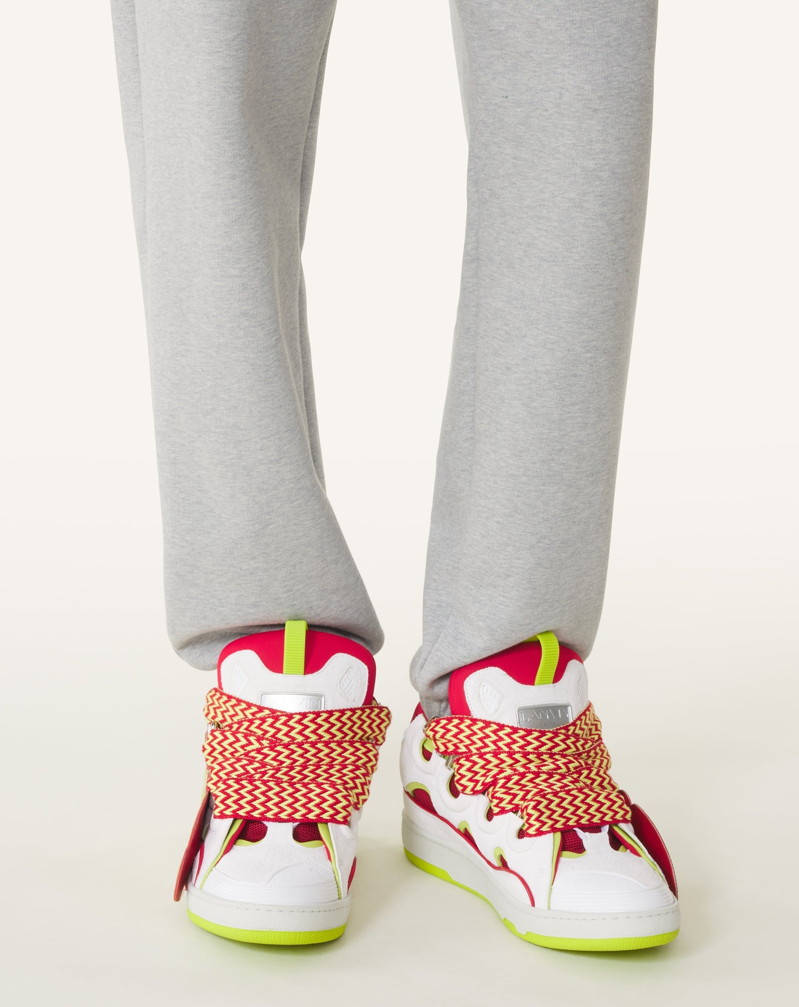 CURB PATCH  SNEAKERS IN LEATHER