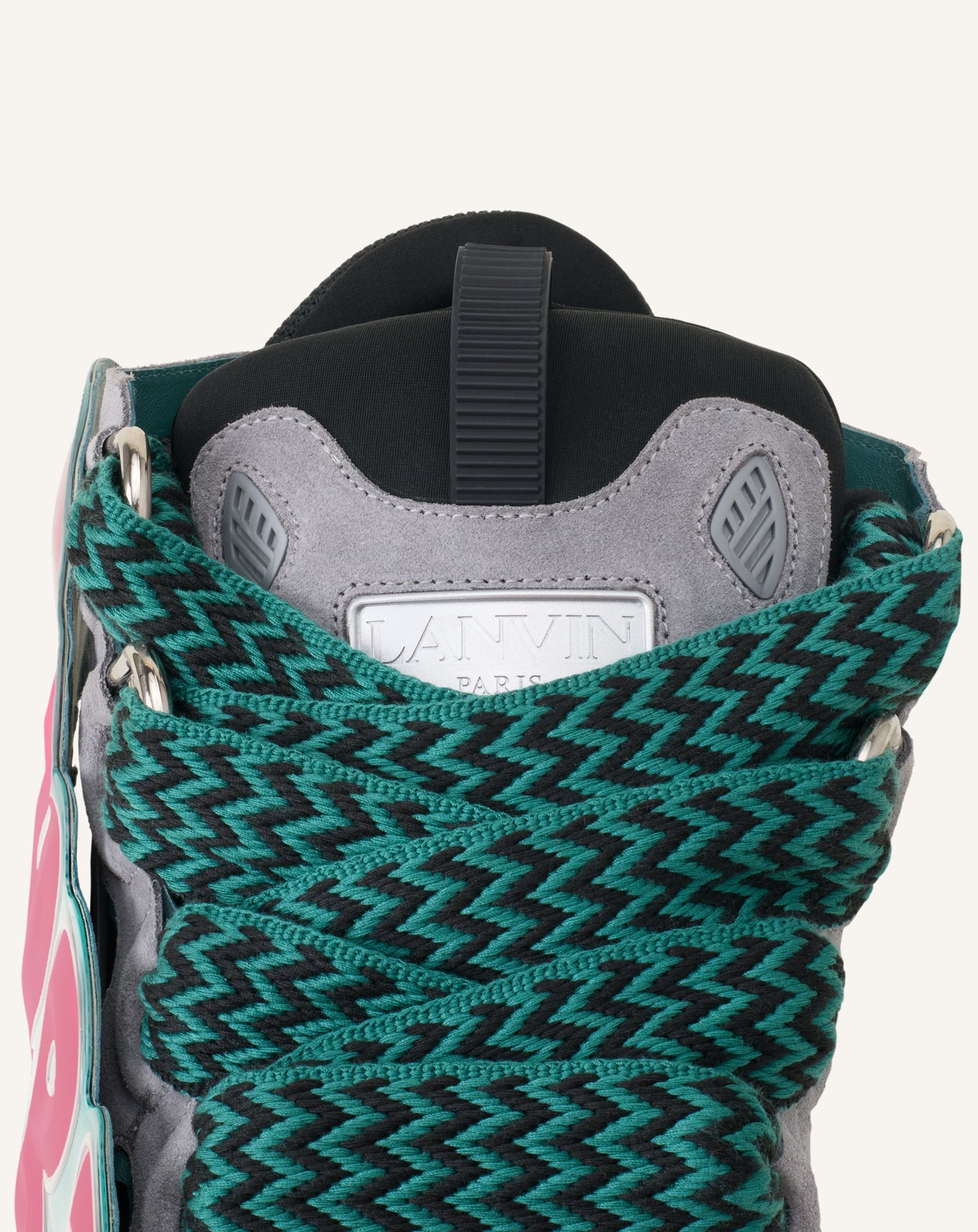 CURB PATCH  SNEAKERS IN LEATHER