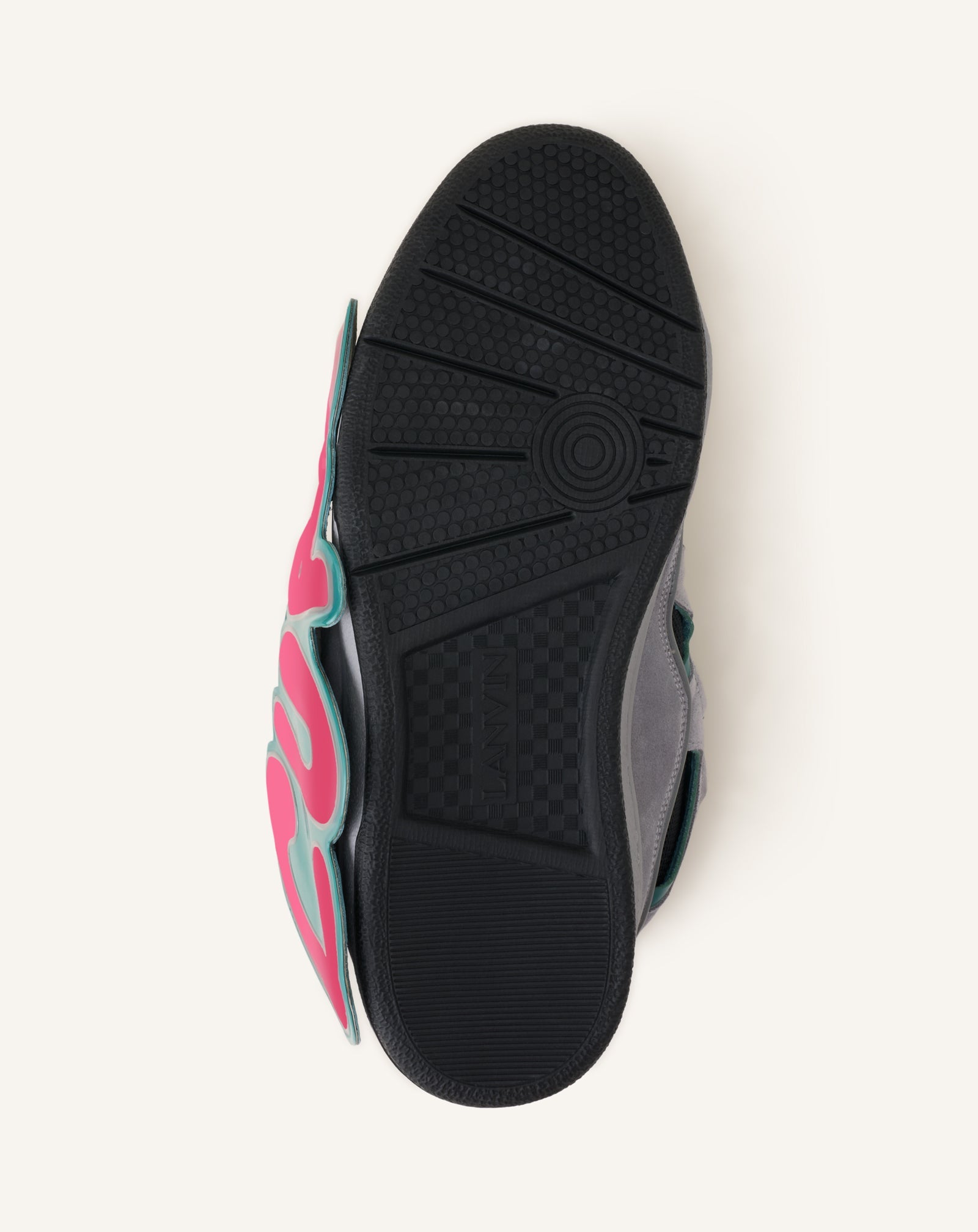 CURB PATCH  SNEAKERS IN LEATHER