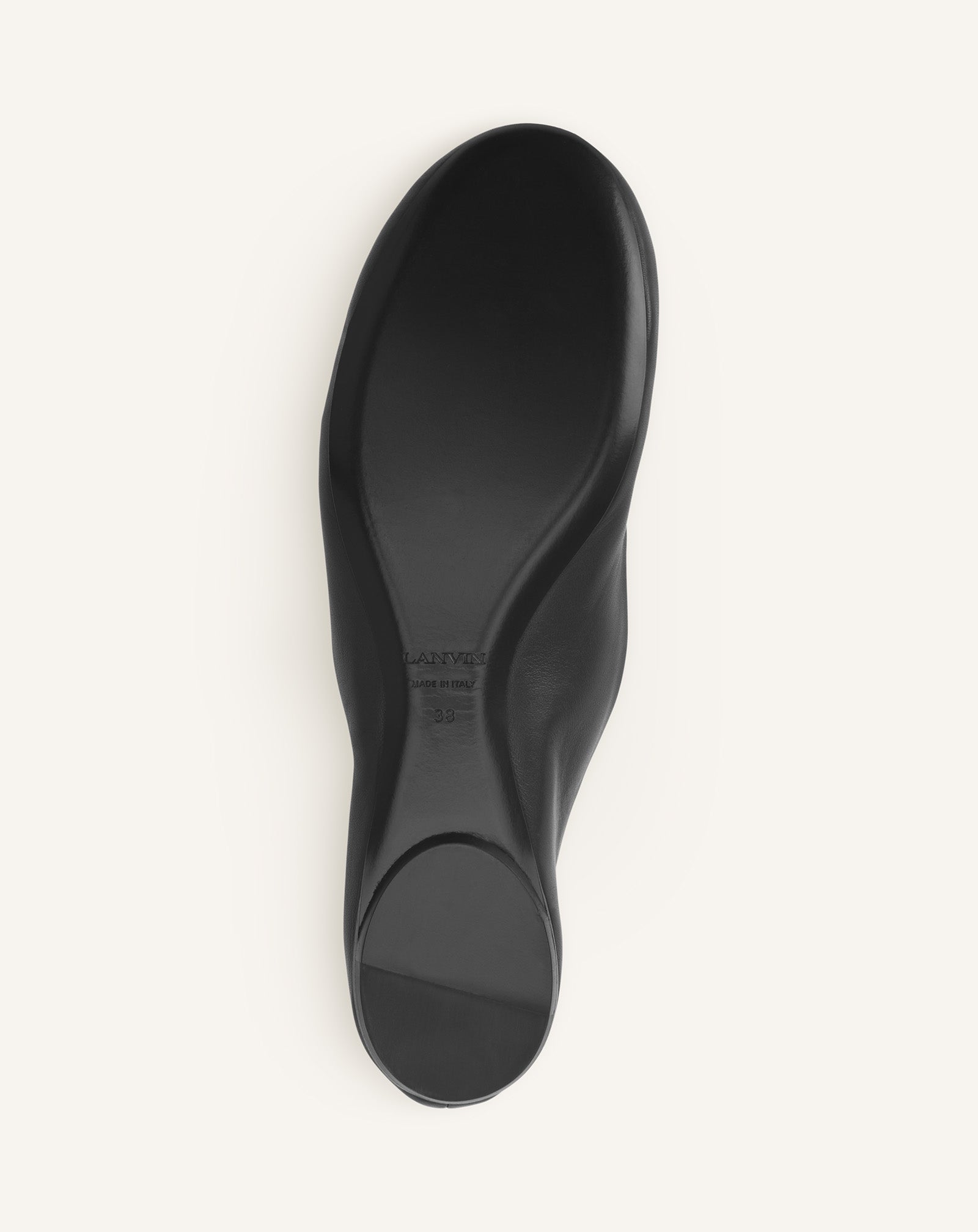 THE BALLERINA FLAT IN LEATHER