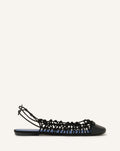 KNITLINE SLINGBACK BALLERINA IN LEATHER