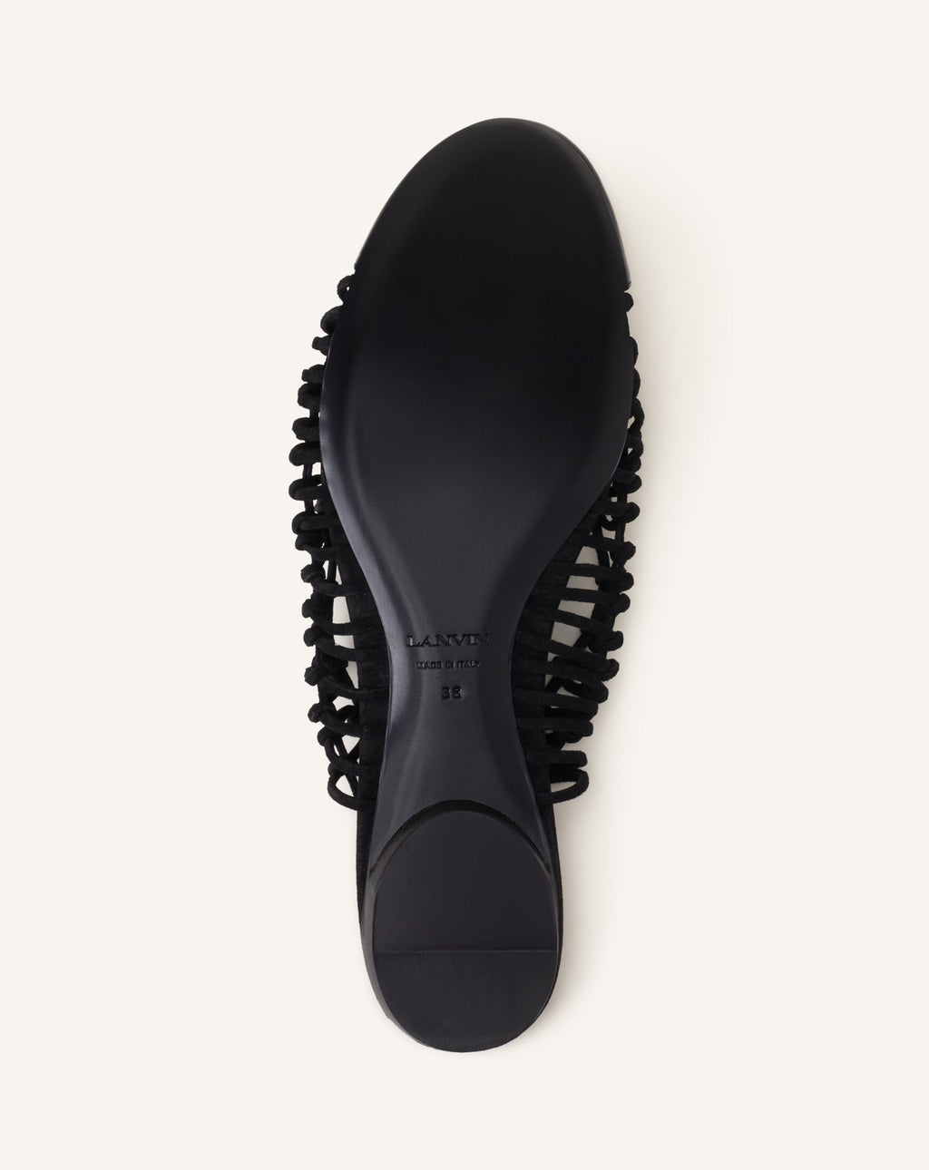 KNITLINE SLINGBACK BALLERINA IN LEATHER