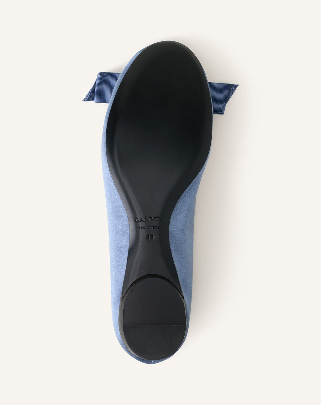 THE BOW BALLERINA FLAT IN SATIN