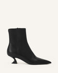 MIDNIGHT STEP ANKLE BOOT IN LEATHER