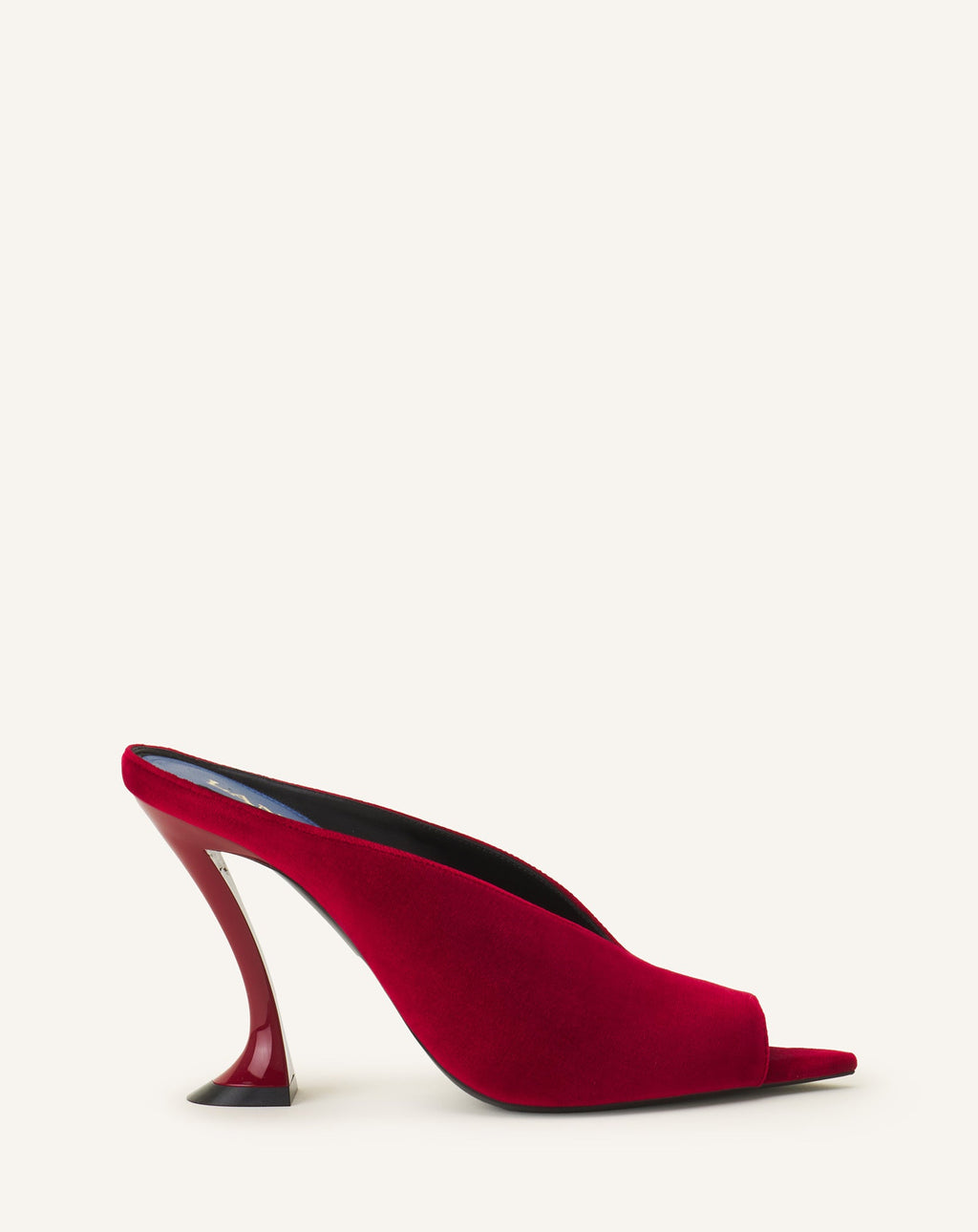MIDNIGHT STEP MULE IN VELVET