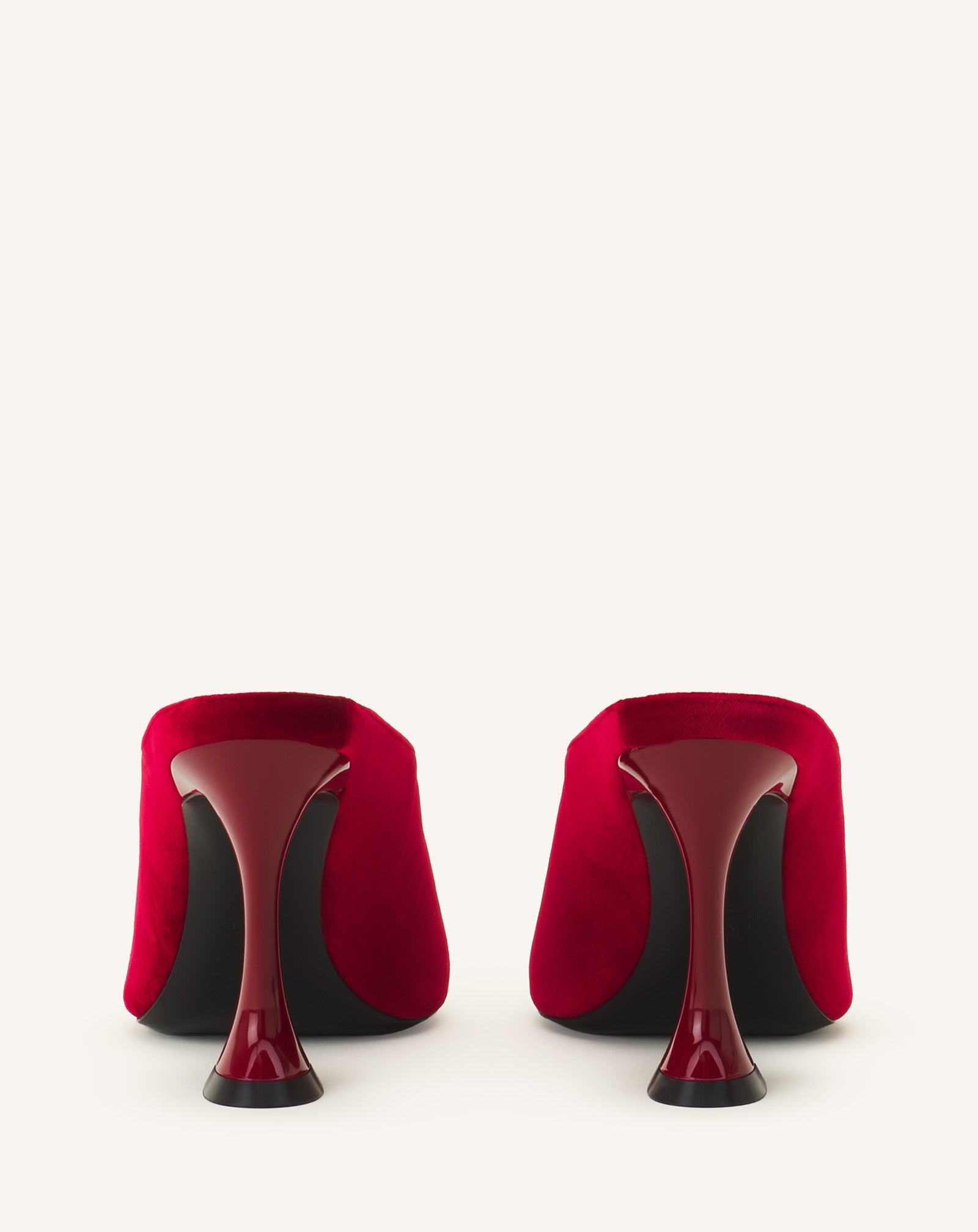 MIDNIGHT STEP MULE IN VELVET