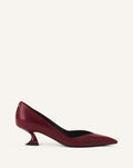 MIDNIGHT STEP PUMP IN LEATHER