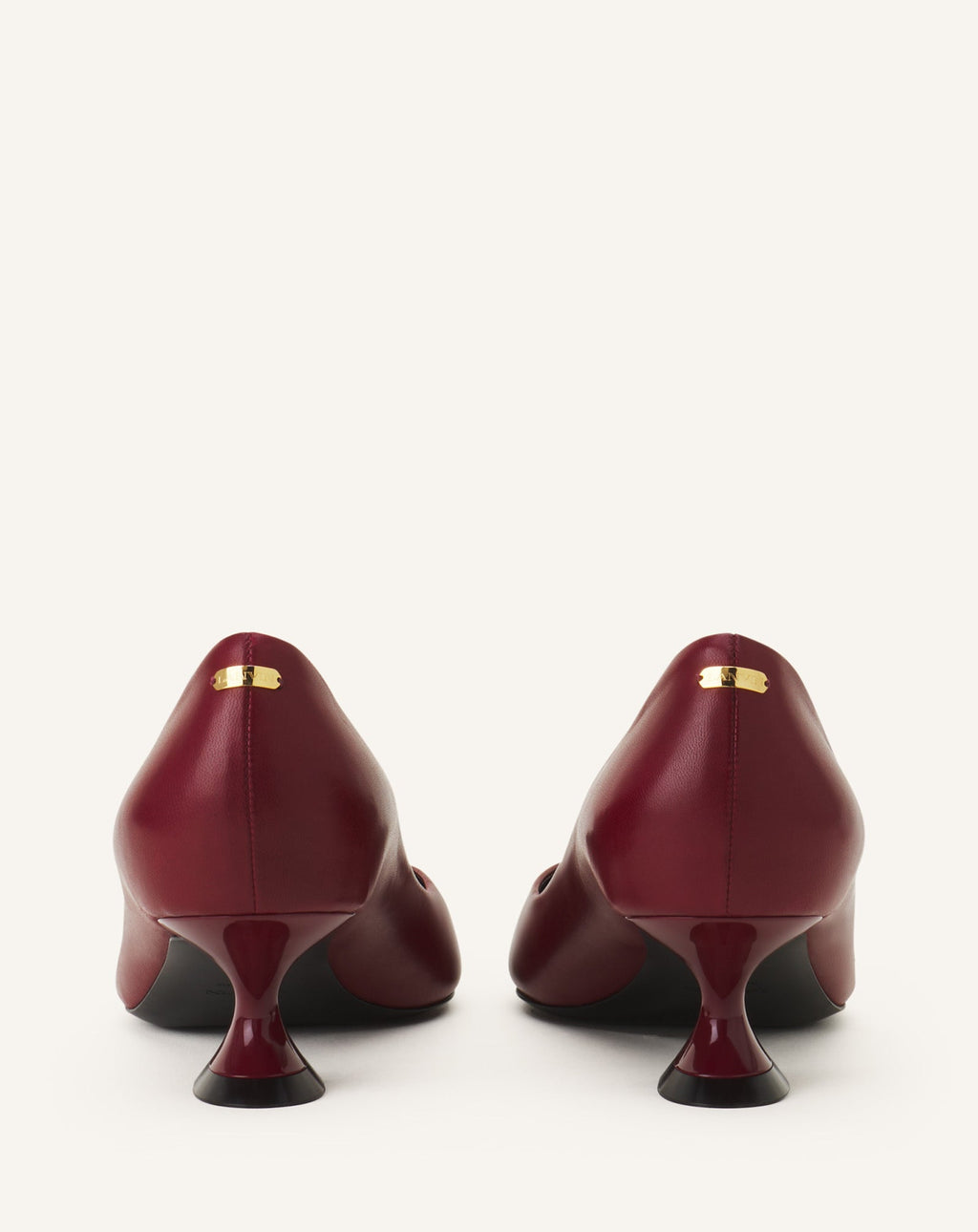 MIDNIGHT STEP PUMP IN LEATHER