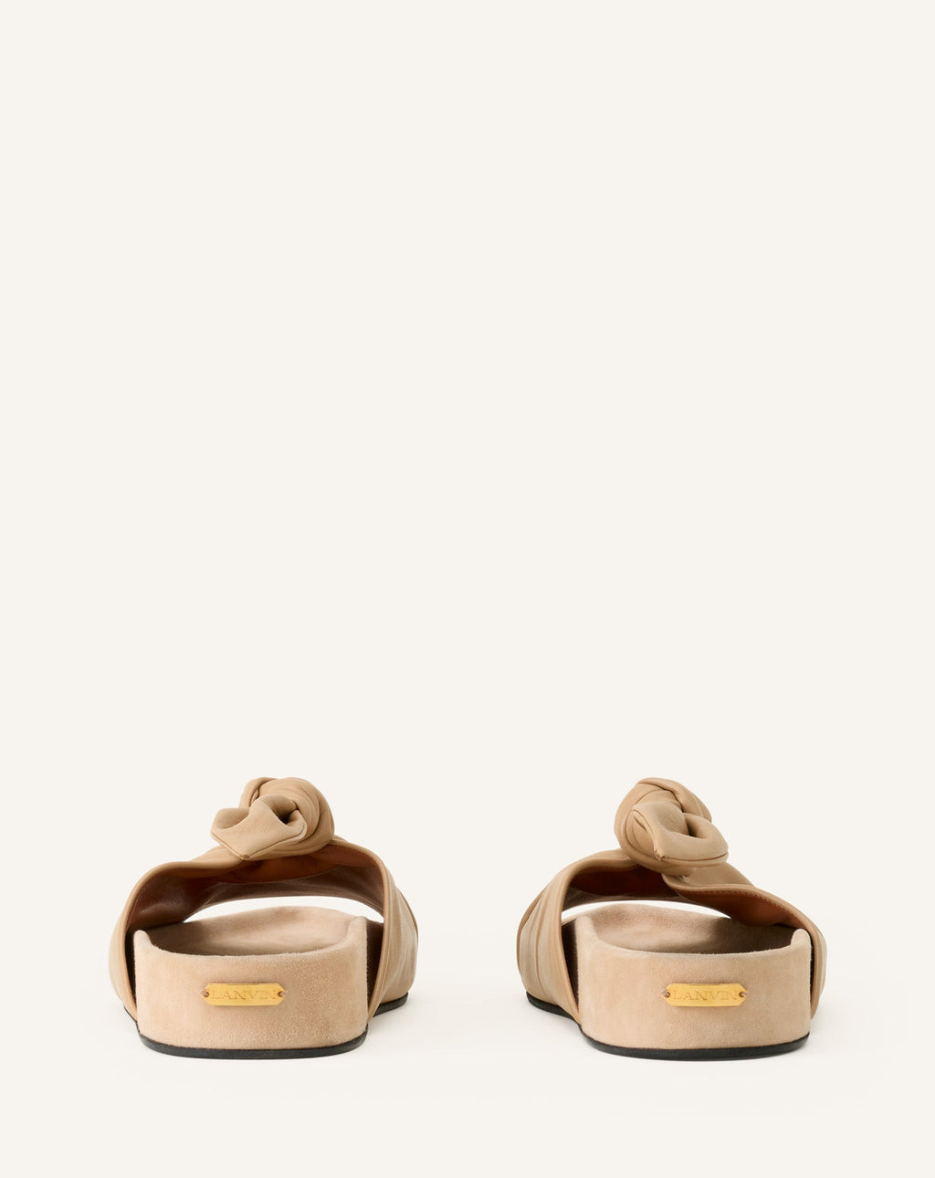 COCOON FLAT LEATHER MULE