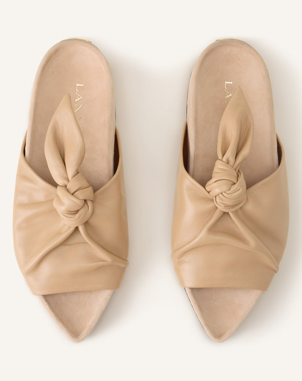COCOON FLAT LEATHER MULE