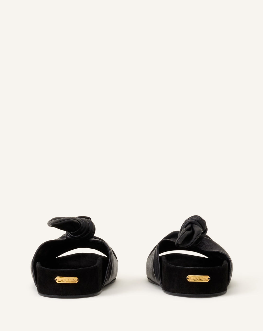 COCOON FLAT LEATHER MULE
