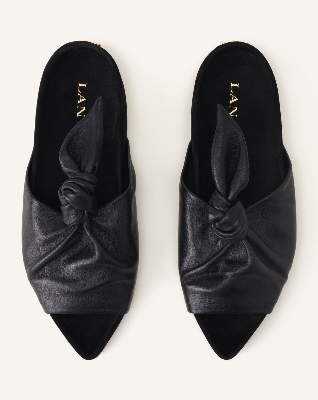 COCOON FLAT LEATHER MULE