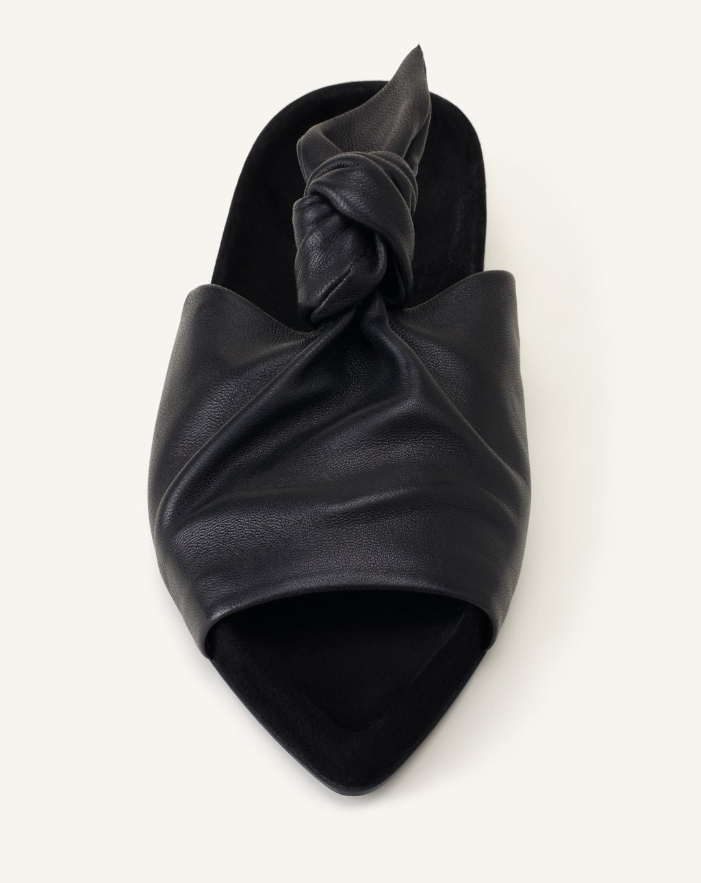 COCOON FLAT LEATHER MULE