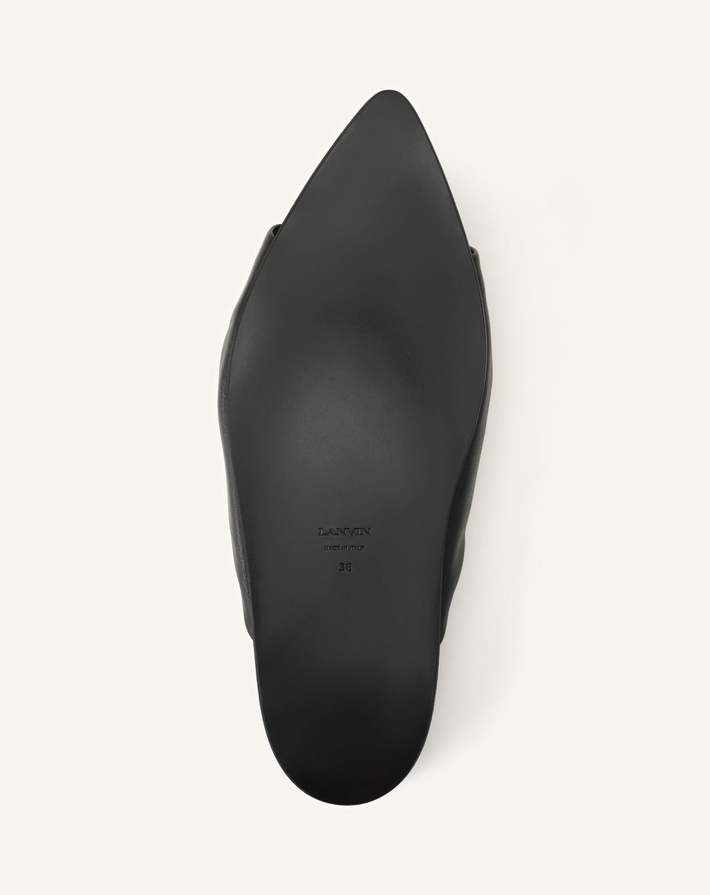 COCOON FLAT LEATHER MULE