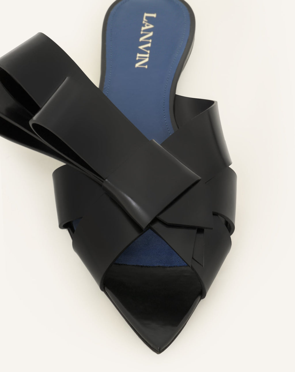 CADEAU MULE FLATS IN LEATHER