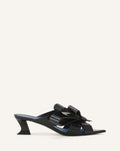 CADEAU LEATHER MULE WITH HEEL