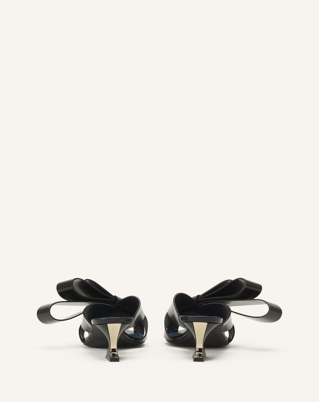 CADEAU LEATHER MULE WITH HEEL
