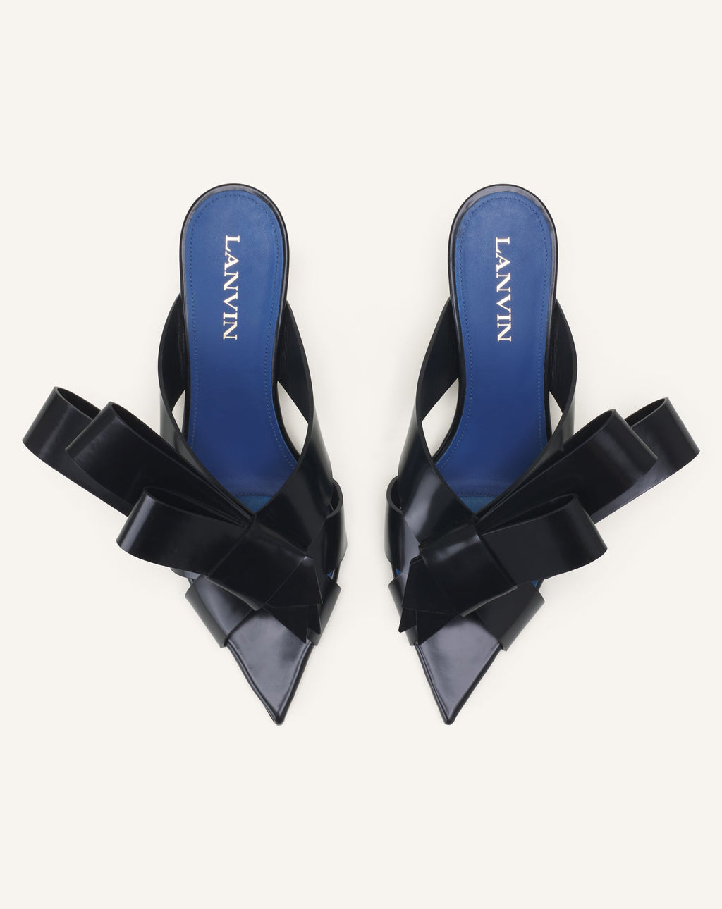 CADEAU LEATHER MULE WITH HEEL