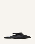MIDNIGHT STEP MULE WITH A LEATHER BOW