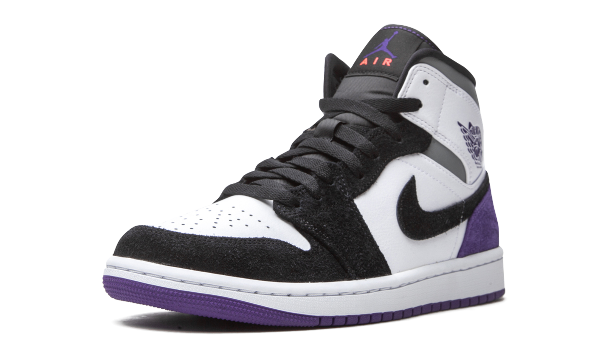 Air Jordan 1 Mid SE "Court Purple Suede" 852542 105