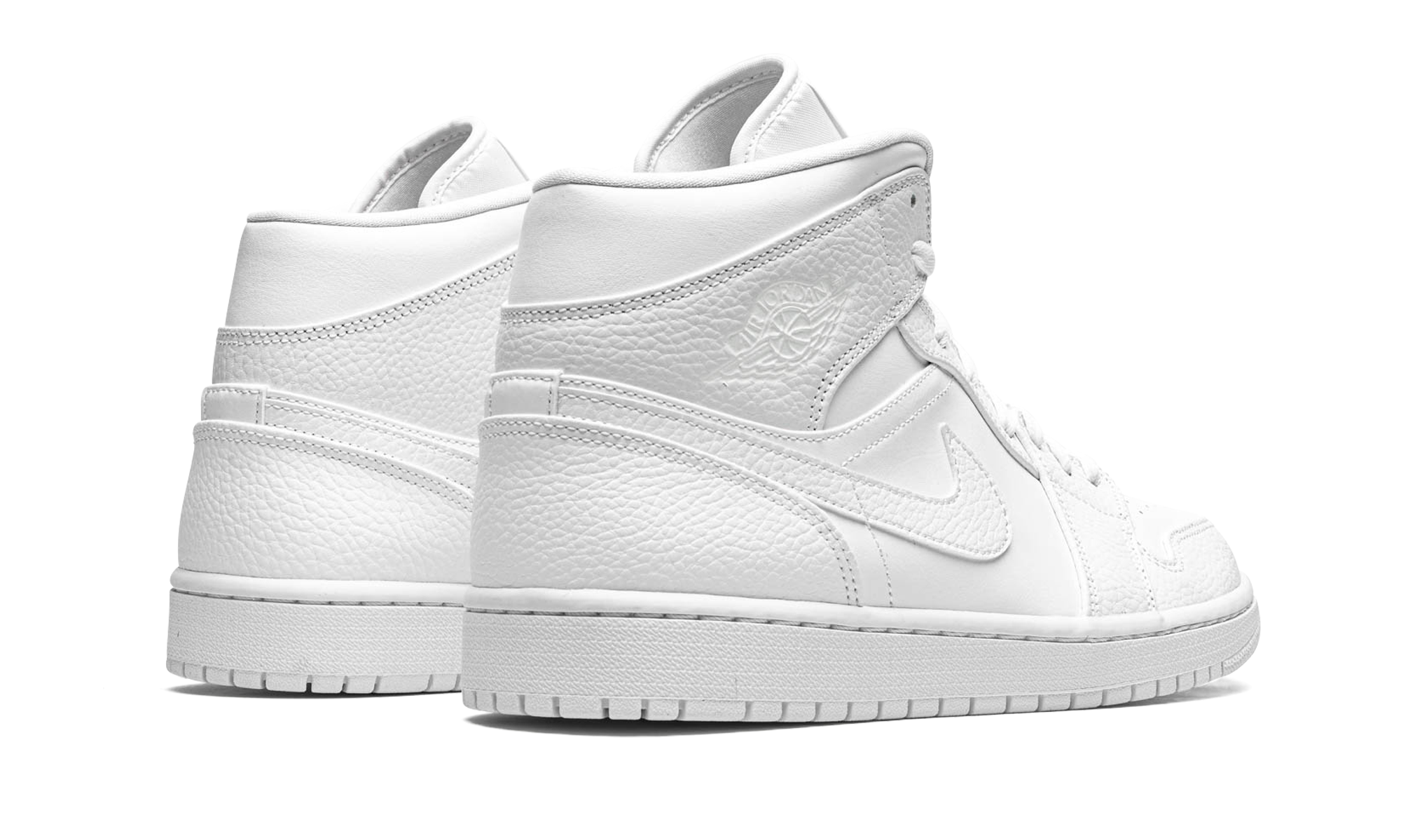 Air Jordan 1 Mid "Triple White" 554724 130
